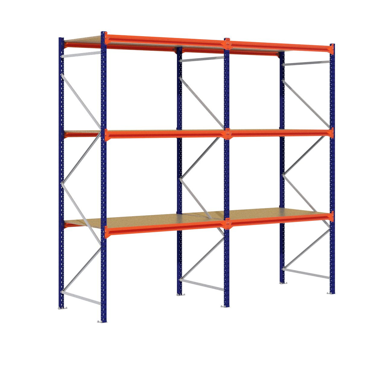 Grootvakstelling 3.000 mm x 3.200 mm x 1.000 mm (HxLxD) - 3 niveaus