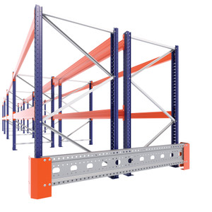Stelling Bescherming Aanrijdbeveiliging Dubbel (2,45 m) – Voor juk en staander