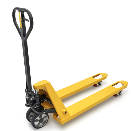 Pompwagen voor op entresolvloeren - Palletwagen rubberen wielen 2500 kg