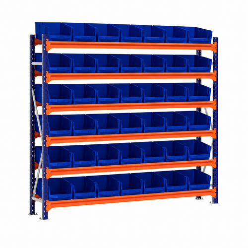 Bakkenkast Grootvakstelling - 200 x 40 x 235 cm (HxDxB) per sectie - 42 XL Bakken