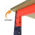 Inpaktafel Blauw - Met rolhouder stang boven - Werkbank & Paktafel