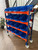 Bakkenkast op wielen - 150x40x150 cm (HxDxB) - 16 XL bakken Bakkenwagen