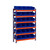 Bakkenkast Grootvakstelling - 200 x 40 x 145 cm (HxDxB) per sectie - 24 XL Bakken - 6 Niveaus!