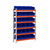 Bakkenkast Grootvakstelling - 200 x 40 x 145 cm (HxDxB) per sectie - 24 XL Bakken - 6 Niveaus!
