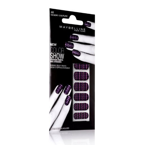 Maybelline Color Show Fashion Prints Nail Stickers Resort Couture #80 | Display photo