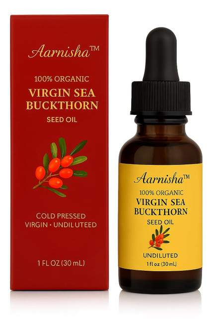 Aarnisha Sea Buckthorn Seed Oil Cod pressed, organic