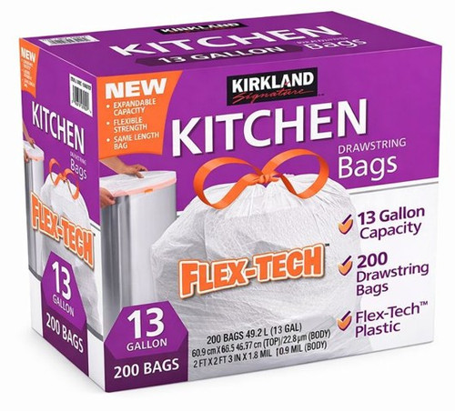 kirkland kitchen trash bags