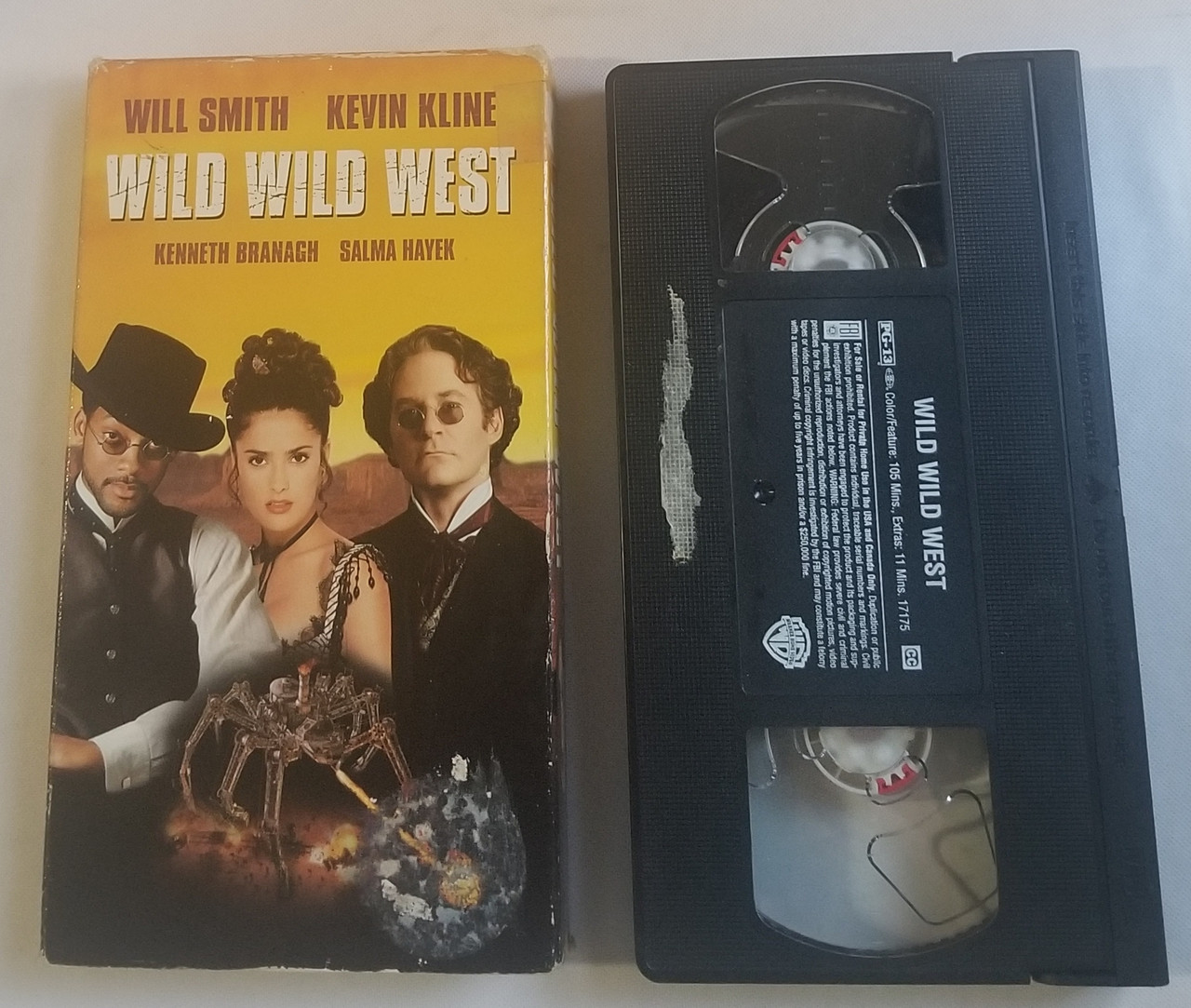 Wild Wild West VHS movie stars Will Smith