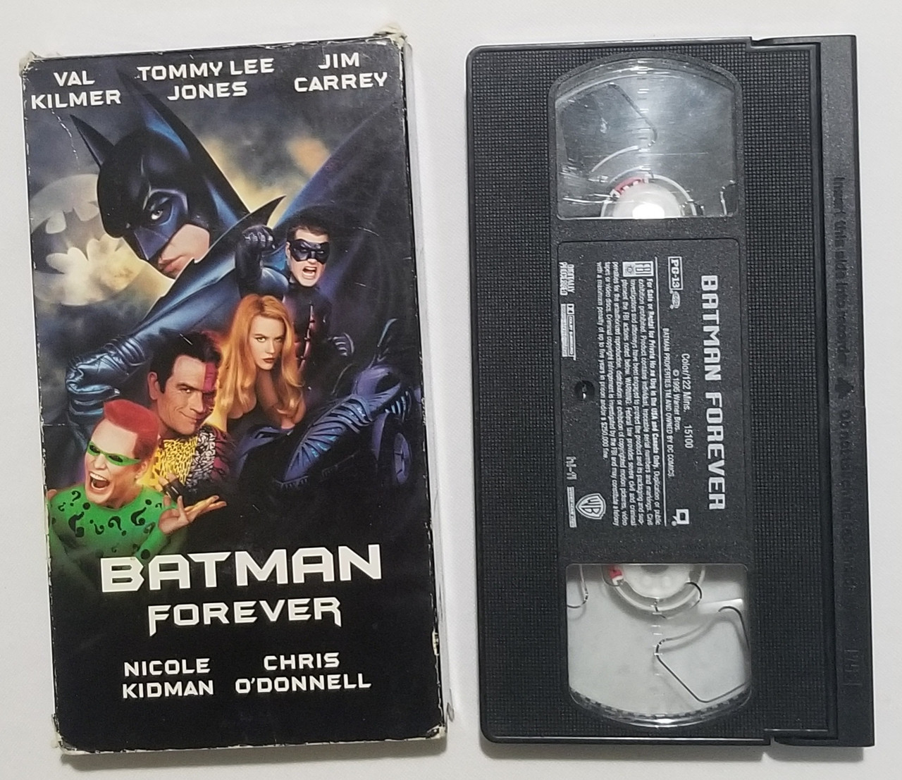  Batman Forever : Val Kilmer, Tommy Lee Jones, Jim Carrey, Chris  O'Donnell, Nicole Kidman: Movies & TV