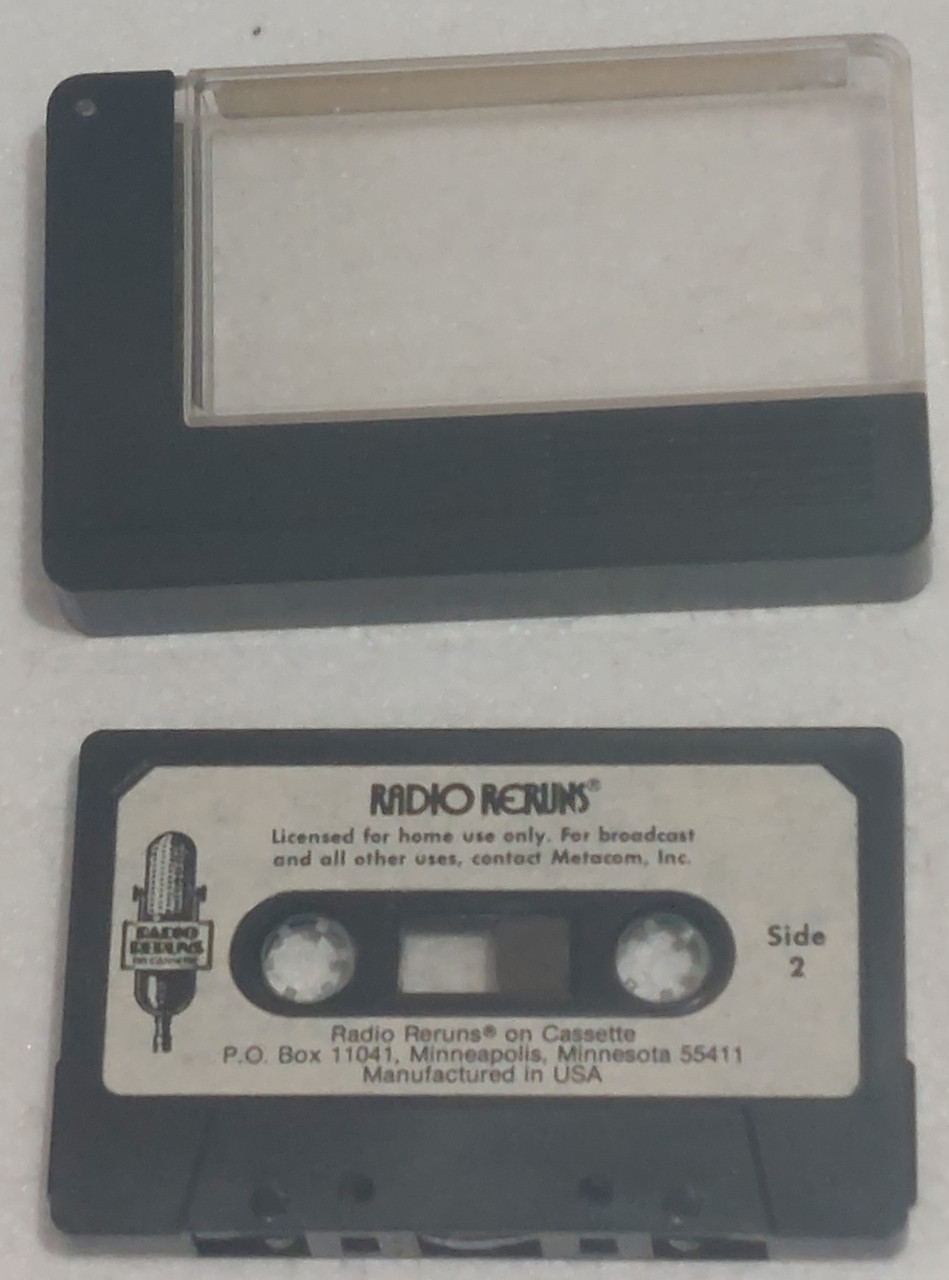 Radio Reruns Radio Reruns Fibber Mcgee & Molly 10/8/40 Cassette Tape Comedy