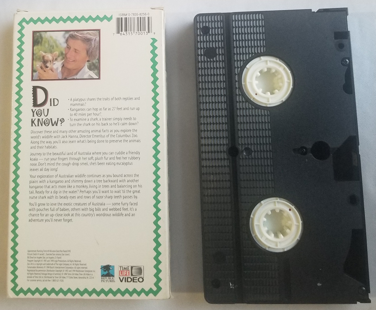 Zoo Life with Jack Hanna What's Up Down Under VHS