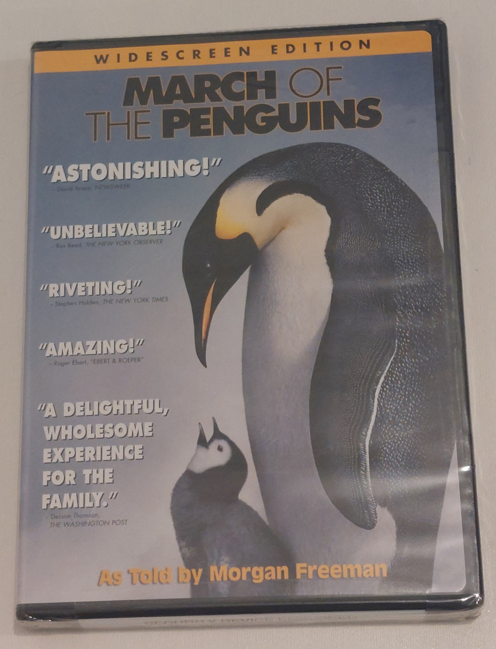 March of the Penguins Widescreen Edition stars Freeman