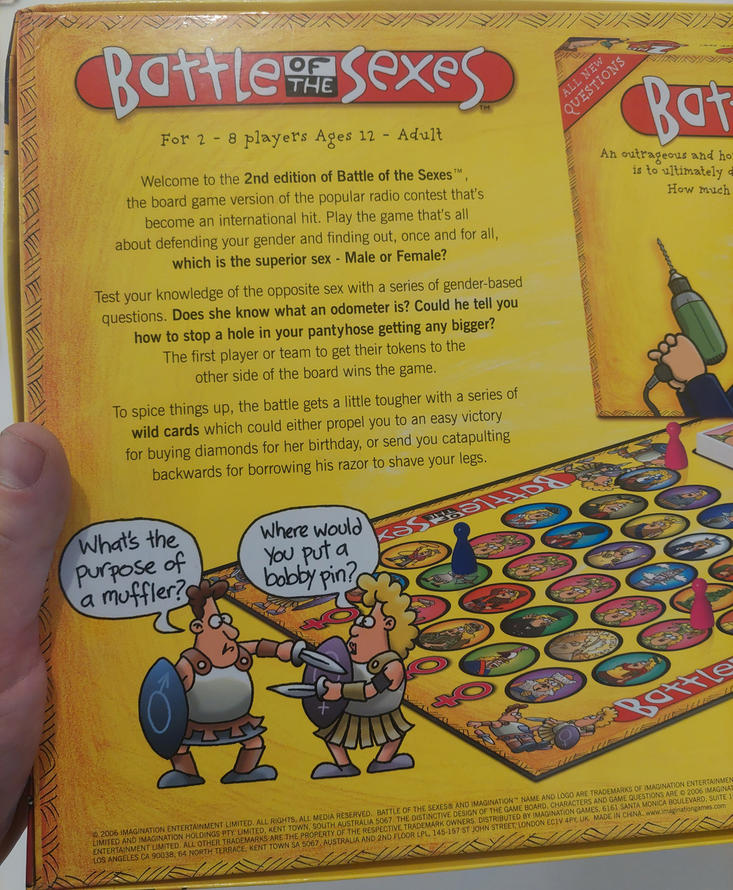 Battle of the Sexes, Board Game