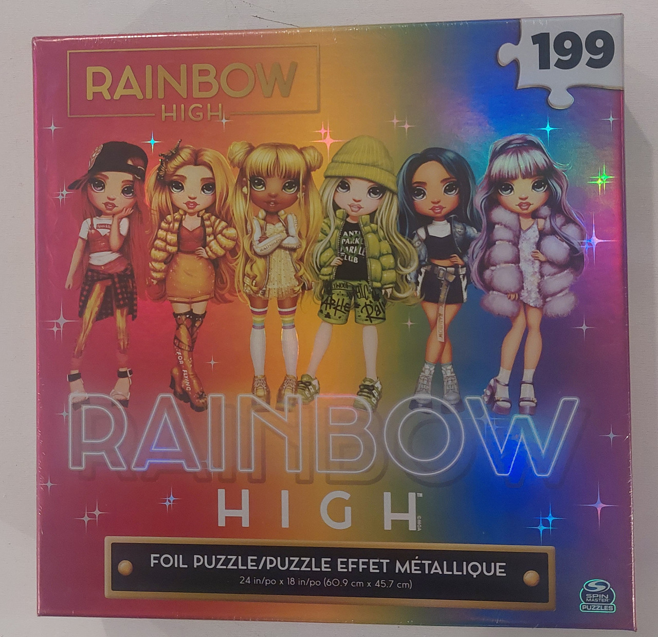 Rainbow High 199-piece Foil Puzzle Brand New Sealed