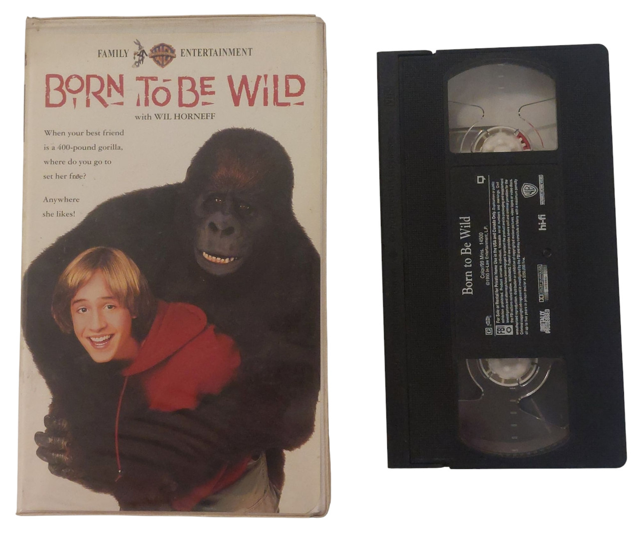 Born to be Wild VHS Video stars Wil Horneff & Helen Shaver