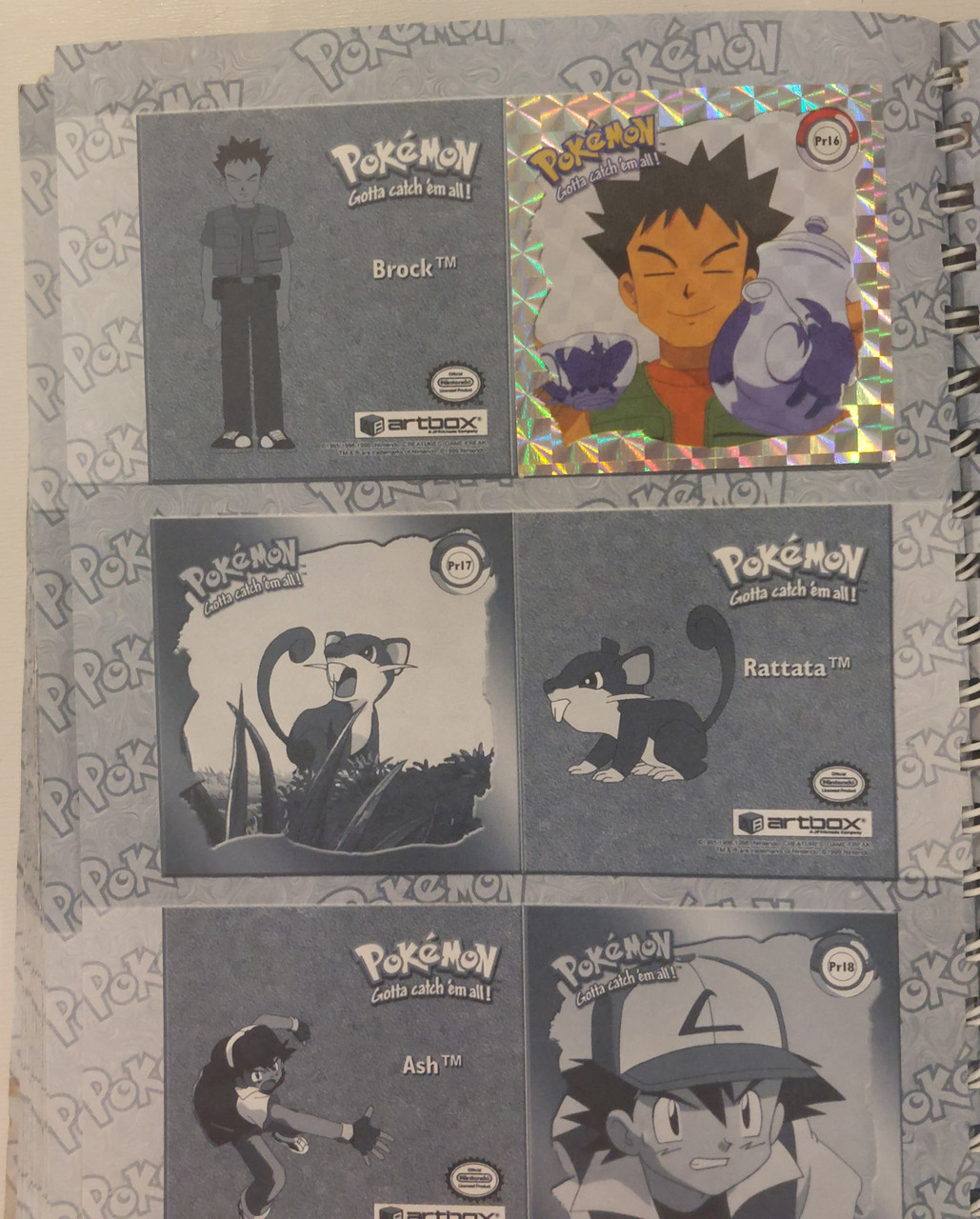 Pokemon Super Collection Album 1999 Series 1 Sticker Album