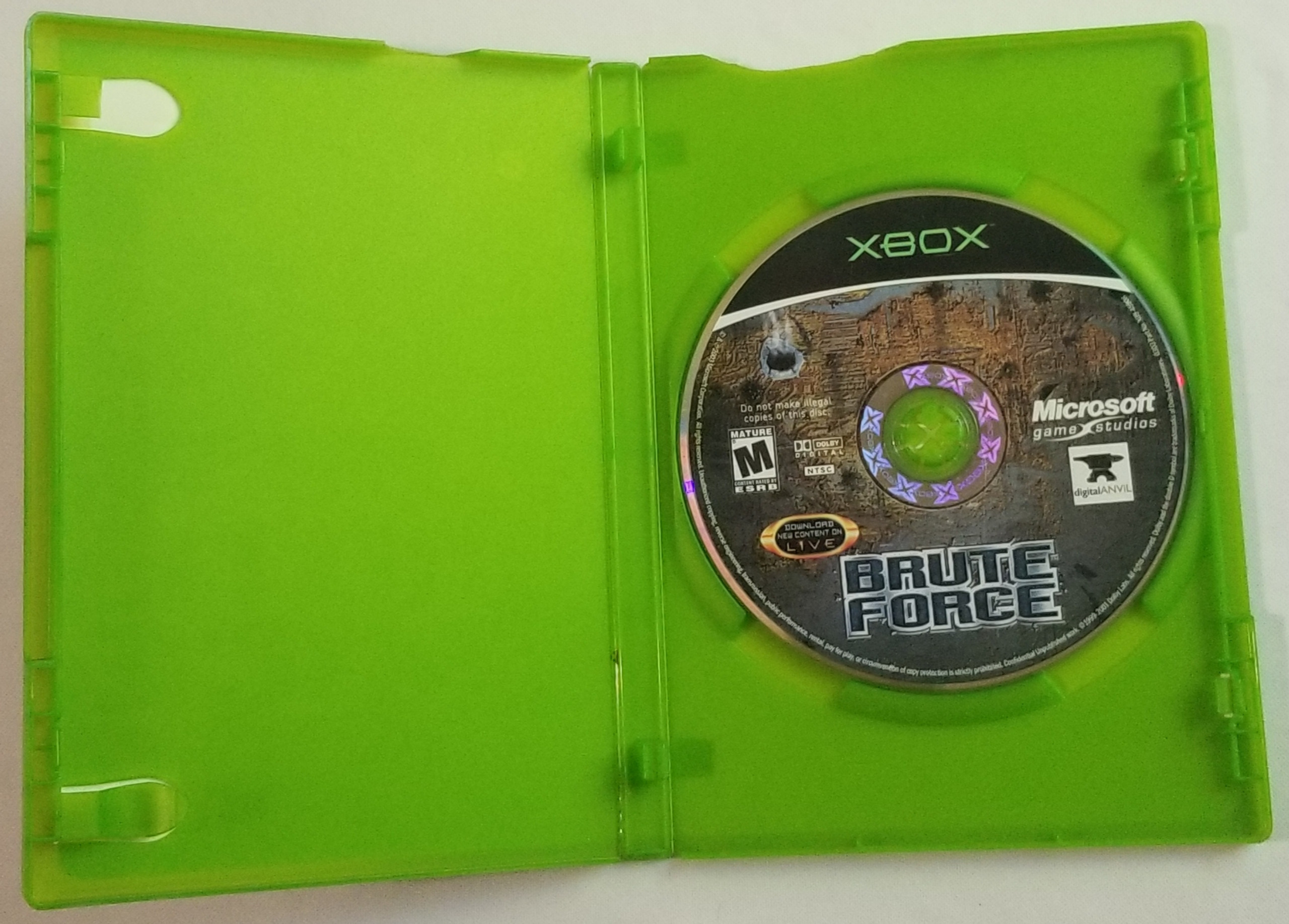 Brute Force Xbox Video Game