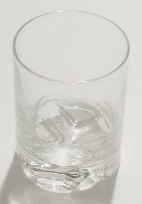 wine or water glass weighted bottom X design in bottom main photo wine or water glass weighted bottom X design in bottom main photo