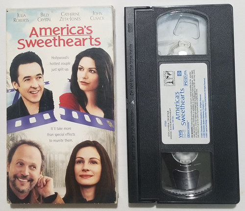 America's Sweetheart VHS Movie stars Julia Roberts front of sleeve and video