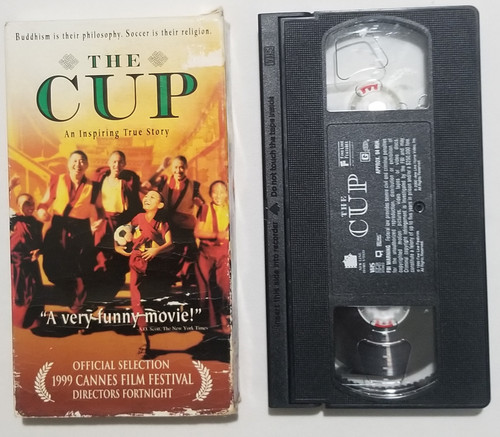 The Cup VHS Movie Stars Jamyang Lodro front of sleeve and video