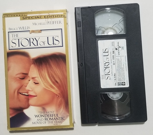 The Story of US VHS Movie original release front of sleeve and video