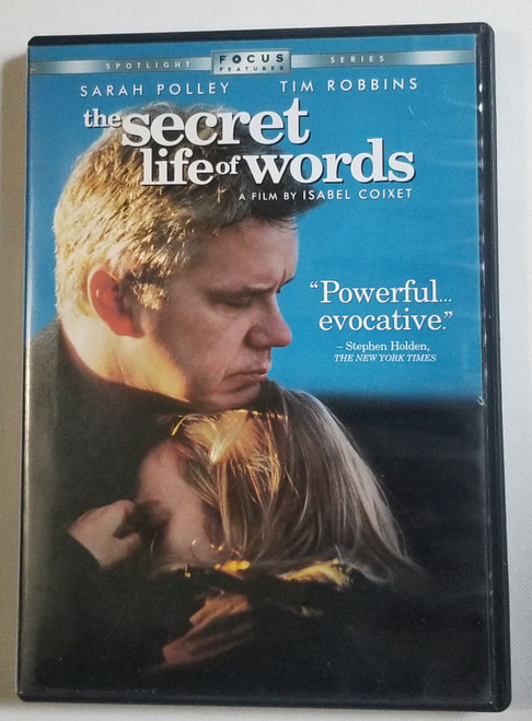 The Secret life of Words Stars Tim Robbins DVD Movie front