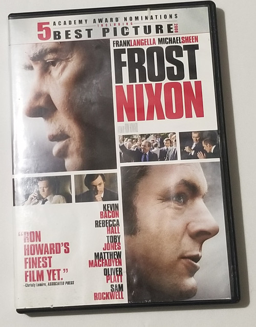 Frost Nixon DVD Movie stars Kevin Bacon & Rebecca Hall front