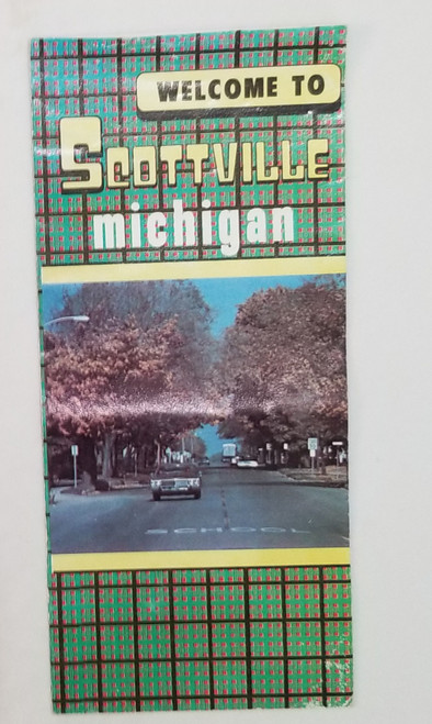 1970s old pamphlet emphemera scottville mi Michigan front