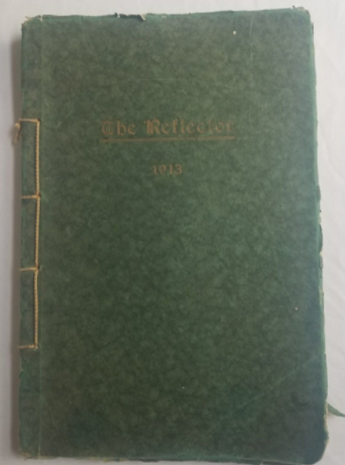 Three Rivers Michigan Mi The Reflector 1913 school Year Book Rare front cover