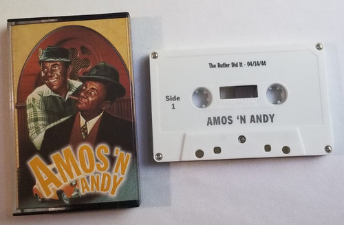 Amos N Andy  Cassette Tape Volume 2 Nostalgia Radio front of case and tape