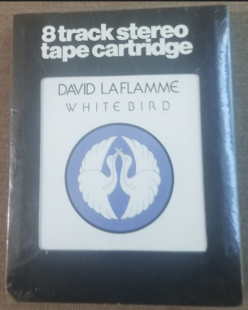 David Laflamme White Bird 8 Track Tape Sealed front of cassette David Laflamme White Bird 8 Track Tape Sealed front of cassette