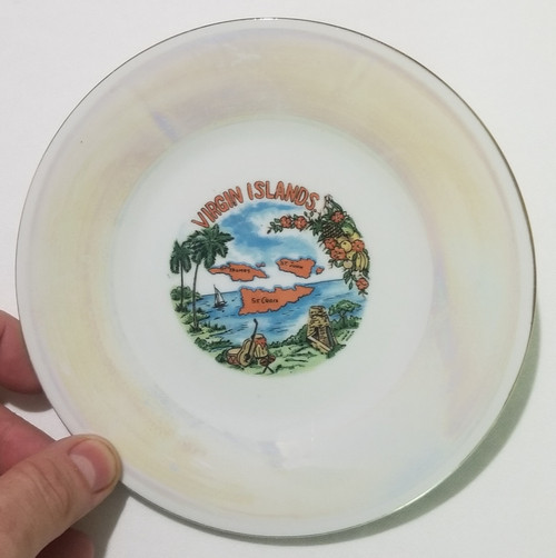 Virgin Islands Collector Collectable Plate main picture of the front of the plate Virgin Islands Collector Collectable Plate main picture of the front of the plate