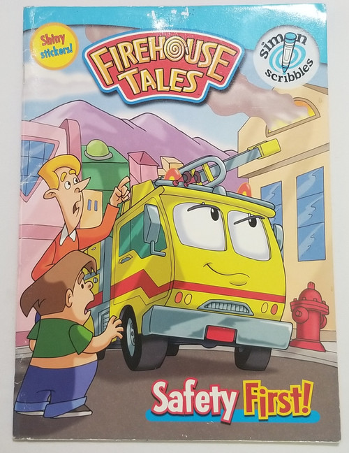 Firehouse Tales Safety First Coloring Book main picture of the front