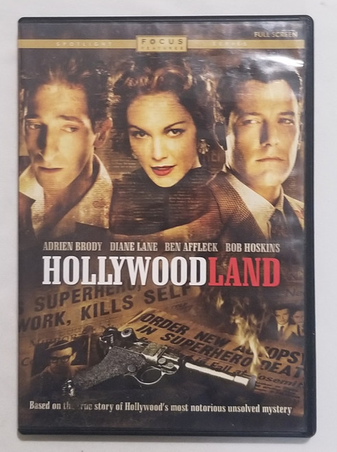 Hollywoodland DVD Movie stars Adrien Brody front of case