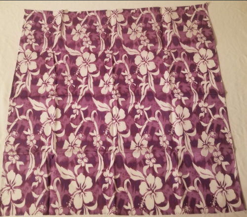 Purple floral flowers Hawaiian style Bandana main picture Purple floral flowers Hawaiian style Bandana main picture