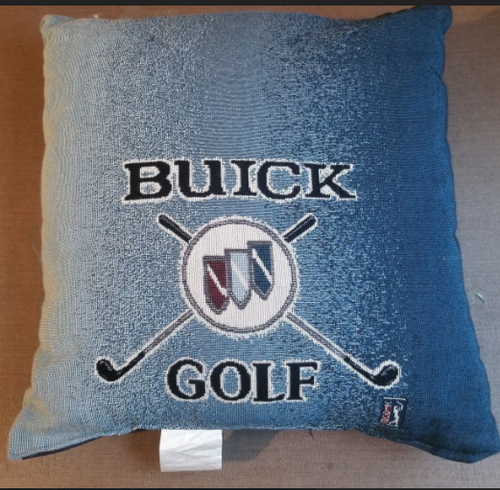 Buick Golf throw Pillow main picture of the pillow