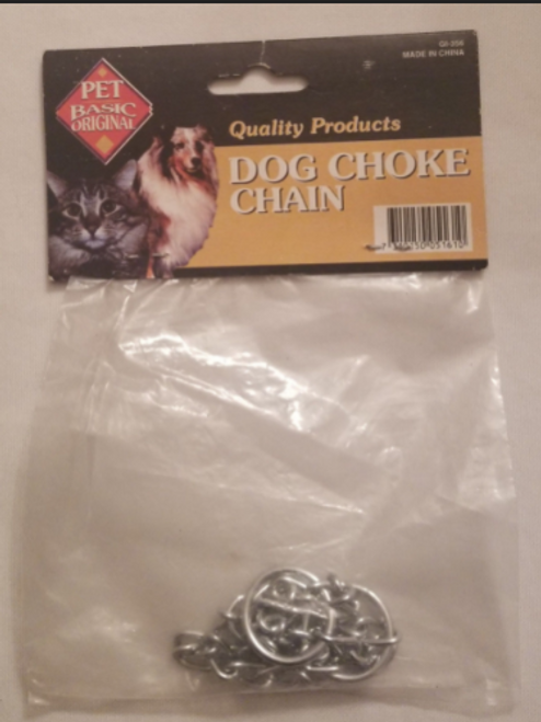 Dog Choke Chain 2 New in package package shown