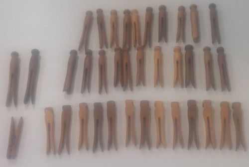 Main photo showing all clothes pins