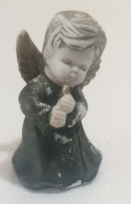 Angel Figure Figurine Cute but missing paint  main image of it.