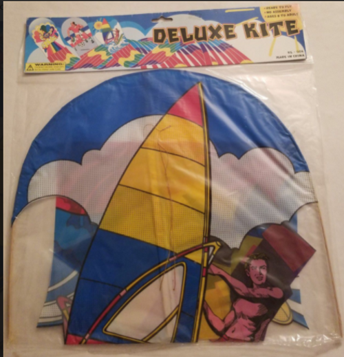 Sailboat design plastic Deluxe Kite 3 of them KL 006 main picture of the item