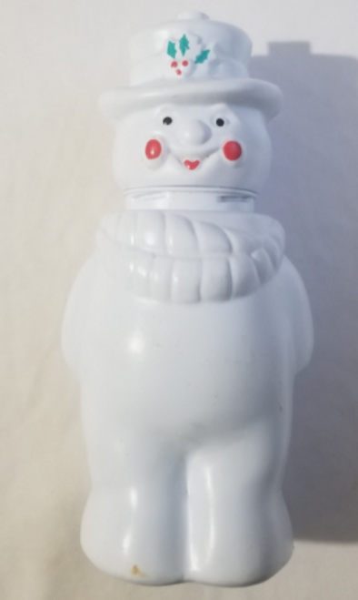 Contour Bottles Christmas Snowman Design Hard Plastic drink container main picture of it