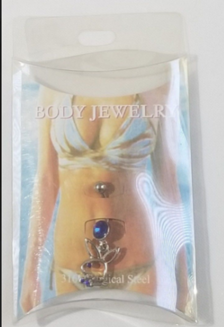 Bunny Rabbit Design blue belly ring body Jewelry main photo item