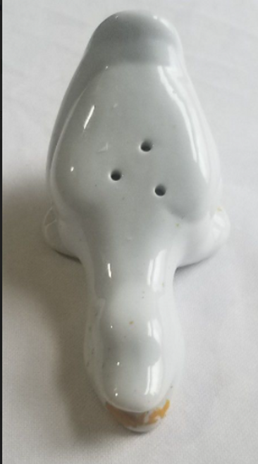 Ceramic Single Duck Salt & Pepper Shaker S&P Misfit main picture of item Ceramic Single Duck Salt & Pepper Shaker S&P Misfit main picture of item