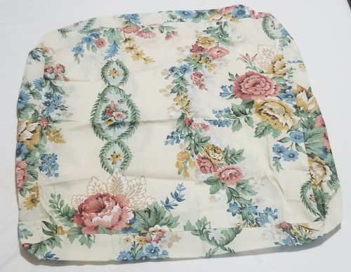 Floral flower & pink rose design pillow cover 22"X21 1/2" main picture
