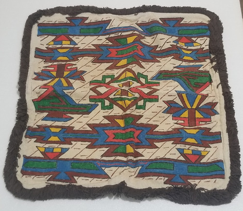 Navajo style design pillowcase 15"X15" unique design main picture of item. Navajo style design pillowcase 15"X15" unique design main picture of item.