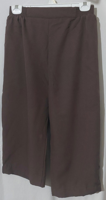 Basic Editions size small womens pants slacks Tan elastic waist