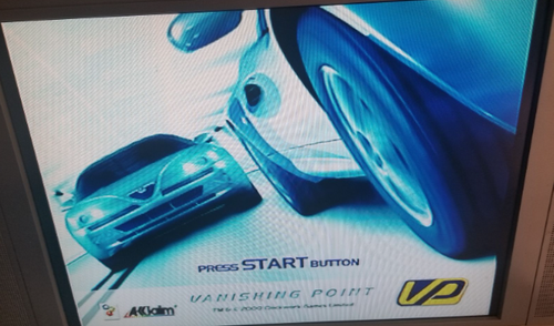 Jeu PS1 VANISHING POINT - Version PAL - Avec Boîte (abîmée) - État Correct, Fonctionnel