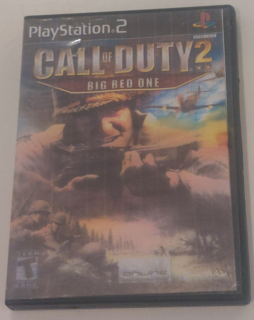 front of game case shown