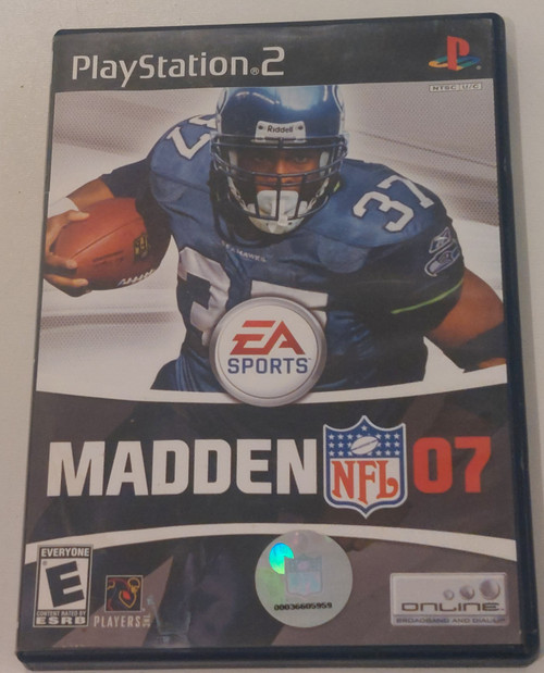 front of game case shown