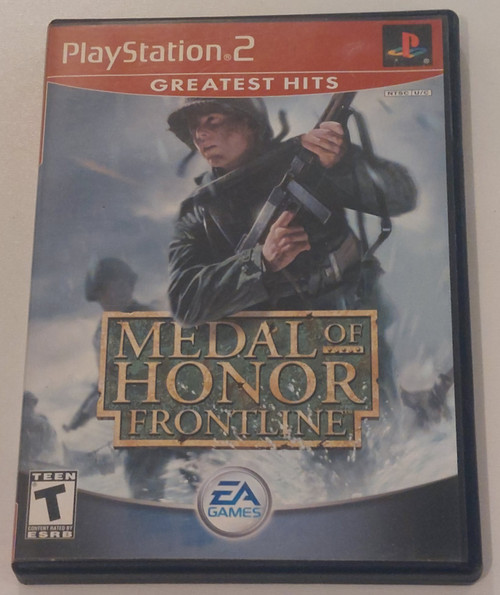 front of game case shown